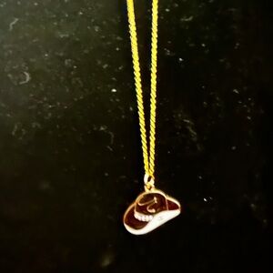 Yeehaw with class!   Chanel zipper pull upcycled on a 925 silver chain